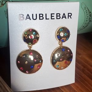 BaubleBar Round Drop Earrings